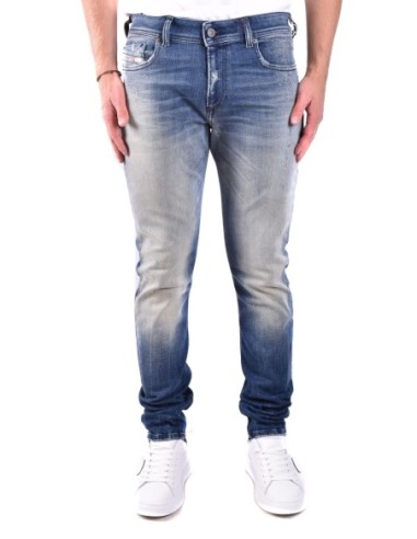 Diesel jean homme bleu effet usé