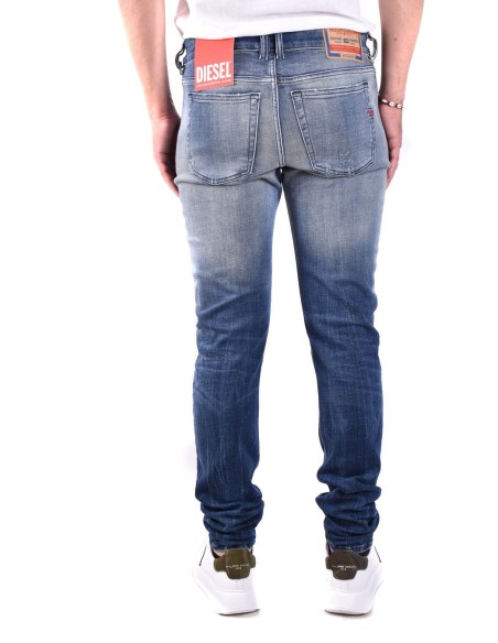 Diesel jean homme bleu effet usé