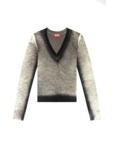 Diesel pull femme gris laine