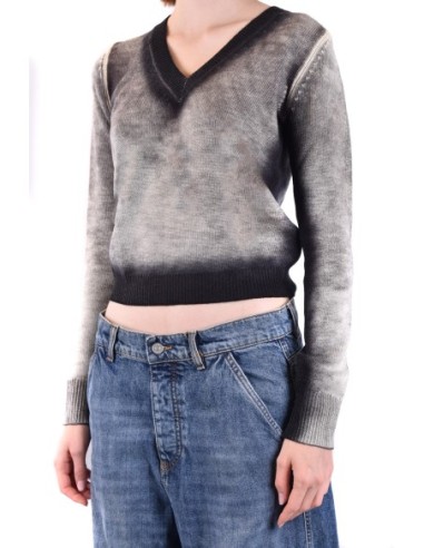Diesel pull femme gris laine