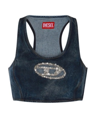 Diesel top femme bleu