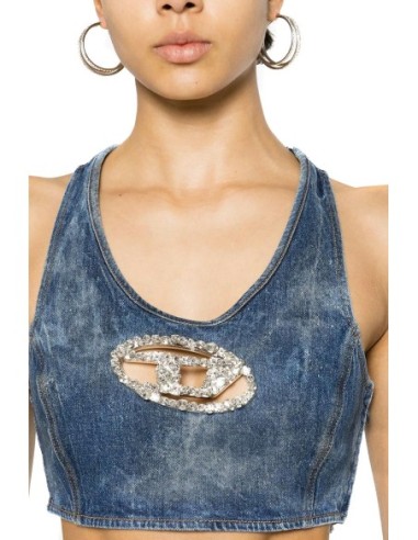 Diesel top femme bleu
