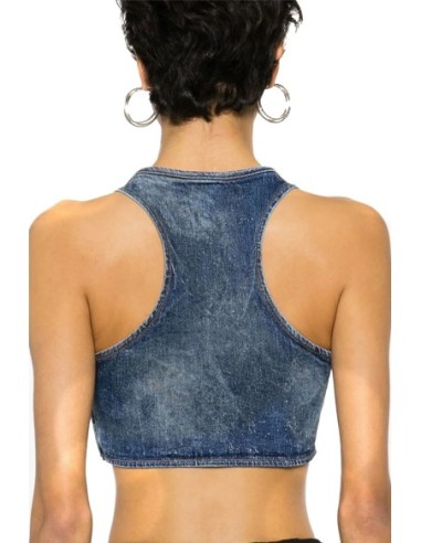Diesel top femme bleu