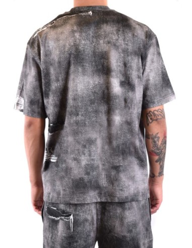 Diesel t-shirt homme noir chiné