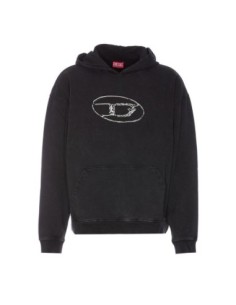 Diesel sweat homme noir capuche