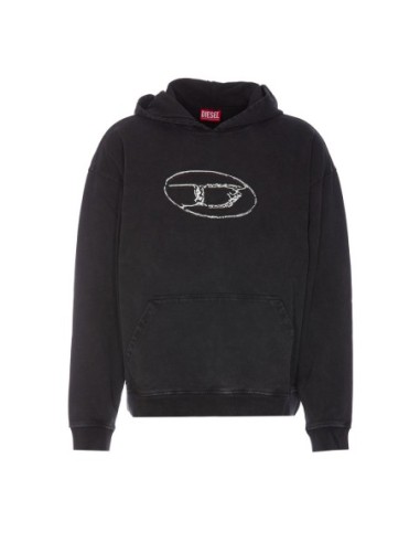 Diesel sweat homme noir capuche