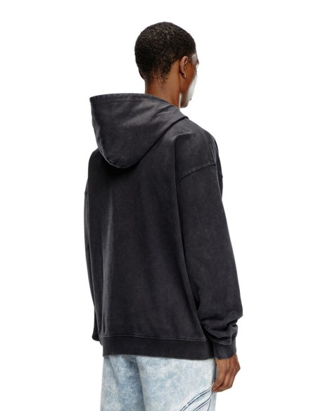 Diesel sweat homme noir capuche