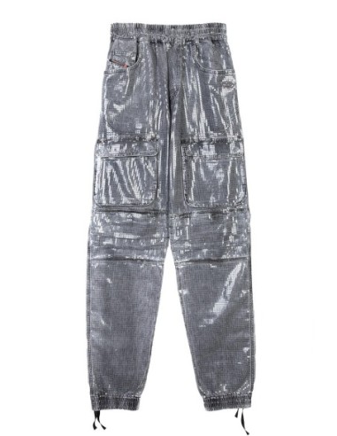 Diesel pantalon femme gris