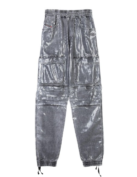 Diesel pantalon femme gris