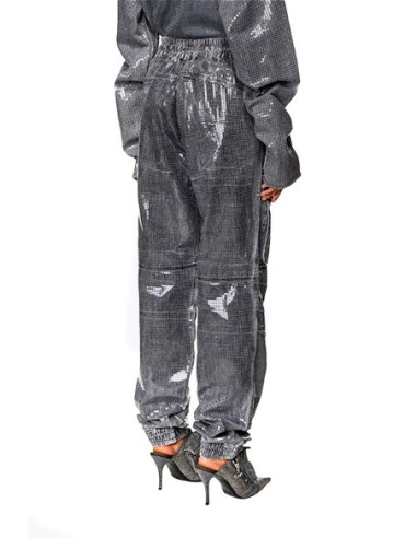 Diesel pantalon femme gris