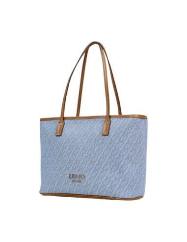 Sac cabas Liu Jo bleu azur imprimé femme