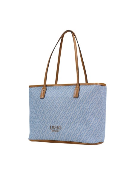 Sac cabas Liu Jo bleu azur imprimé femme