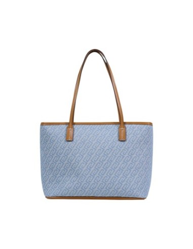 Sac cabas Liu Jo bleu azur imprimé femme