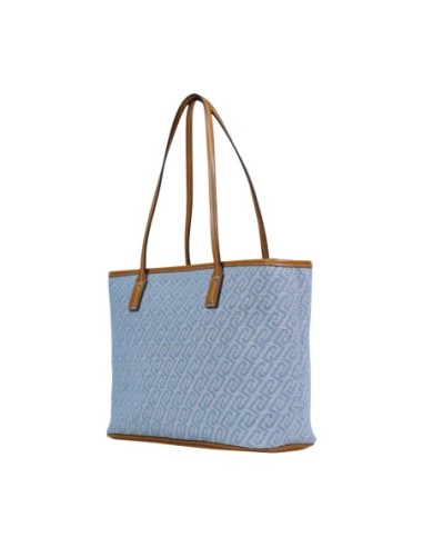 Sac cabas Liu Jo bleu azur imprimé femme
