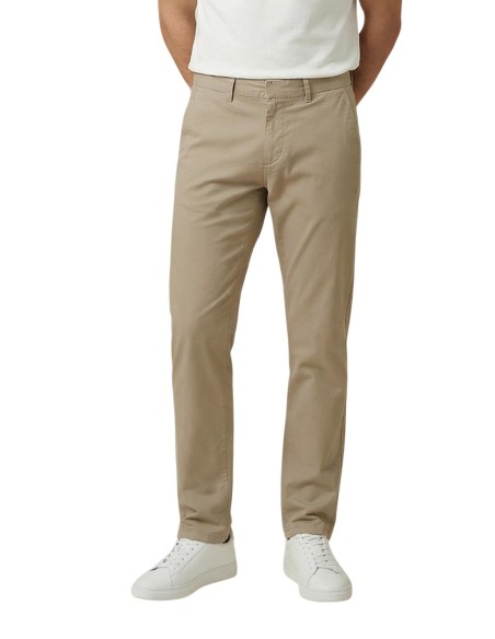 Pantalon Gant beige homme coton stretch