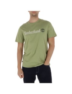T-shirt Timberland vert homme imprimé