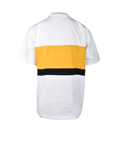 T-shirt Diesel blanc homme imprimé coton