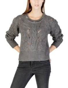 Pull Liu Jo gris femme laine mélangée