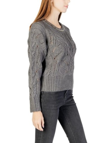 Pull Liu Jo gris femme laine mélangée
