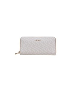 Portefeuille Liu Jo blanc femme zip around XL