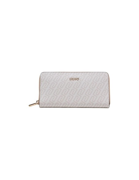 Portefeuille Liu Jo blanc femme zip around XL
