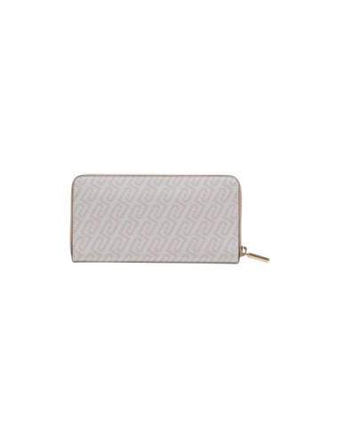 Portefeuille Liu Jo blanc femme zip around XL
