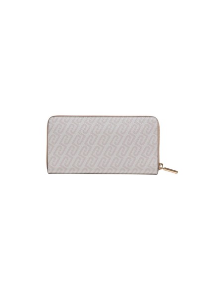 Portefeuille Liu Jo blanc femme zip around XL