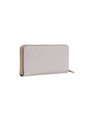 Portefeuille Liu Jo blanc femme zip around XL