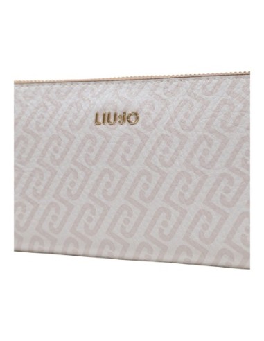 Portefeuille Liu Jo blanc femme zip around XL