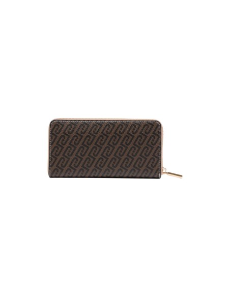 Portefeuille Liu Jo marron femme zip around XL
