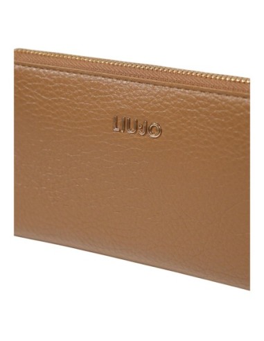 Portefeuille Liu Jo camel femme zip XL
