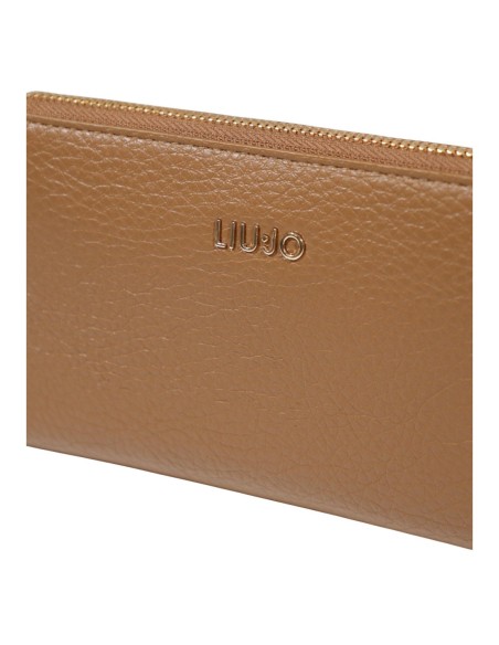 Portefeuille Liu Jo camel femme zip XL