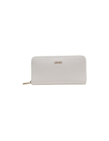 Portefeuille Liu Jo blanc femme zippé