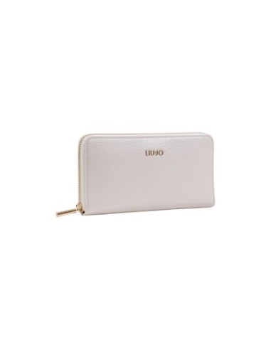 Portefeuille Liu Jo blanc femme zippé