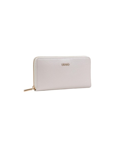 Portefeuille Liu Jo blanc femme zippé