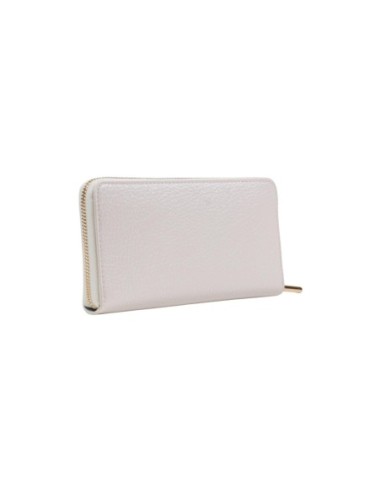 Portefeuille Liu Jo blanc femme zippé