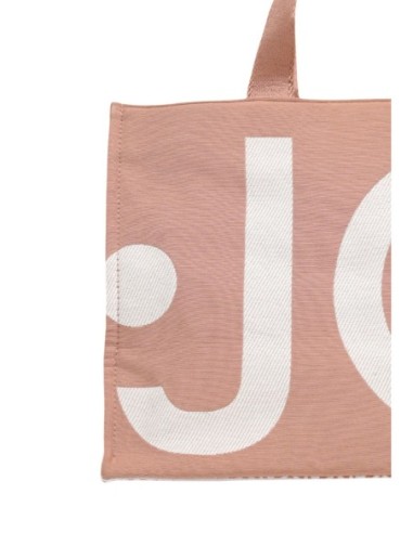 Sac cabas Liu Jo rose femme monogramme