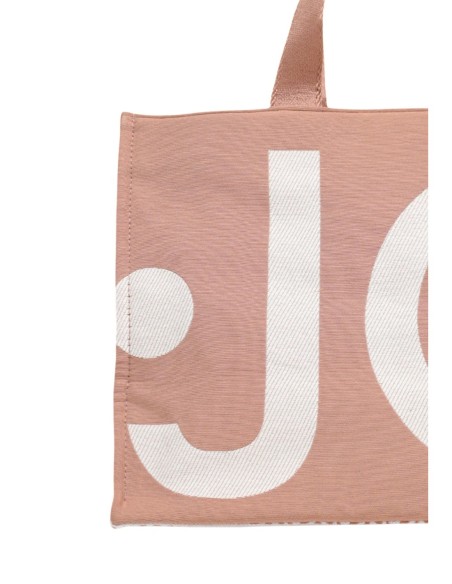 Sac cabas Liu Jo rose femme monogramme
