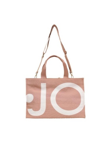 Sac cabas Liu Jo rose femme monogramme