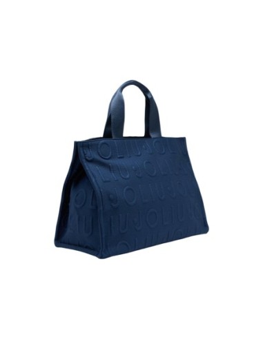 Sac cabas Liu Jo bleu femme logo Bubble