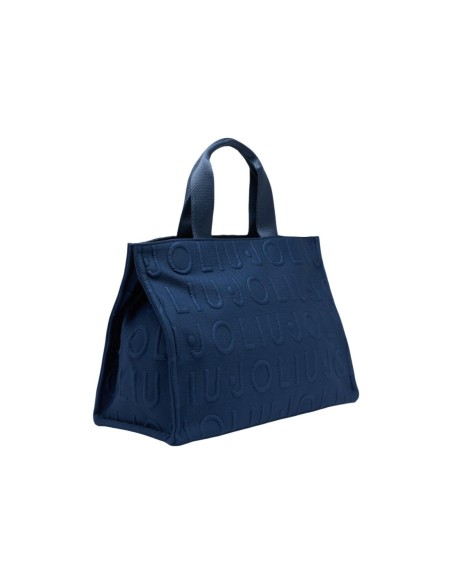 Sac cabas Liu Jo bleu femme logo Bubble