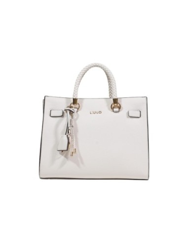 Sac cabas Liu Jo blanc femme bandoulière