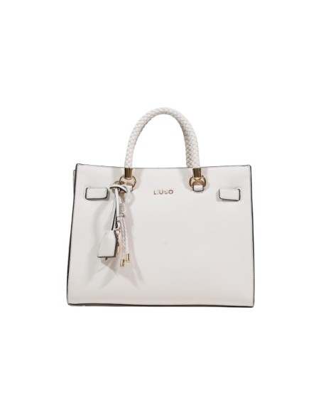 Sac cabas Liu Jo blanc femme bandoulière