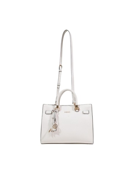 Sac cabas Liu Jo blanc femme bandoulière