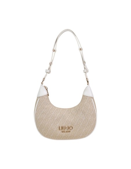 Sac hobo Liu Jo beige femme
