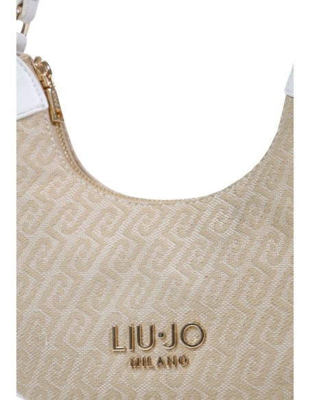 Sac hobo Liu Jo beige femme