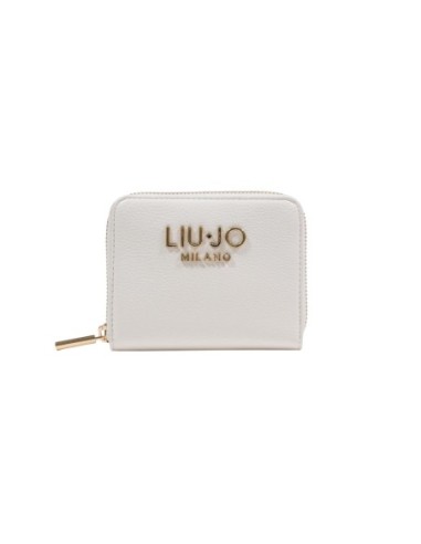 Portefeuille Liu Jo blanc femme zippé