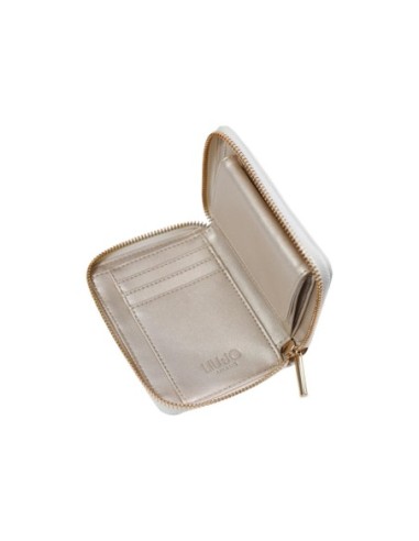 Portefeuille Liu Jo blanc femme zippé