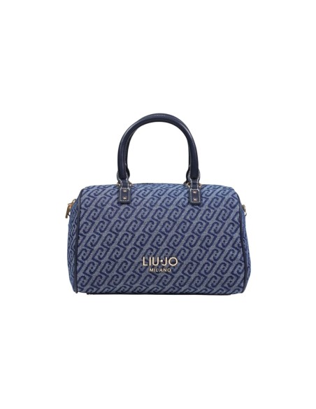 Sac satchel Liu Jo bleu femme zippé
