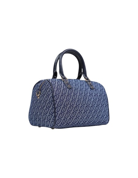 Sac satchel Liu Jo bleu femme zippé